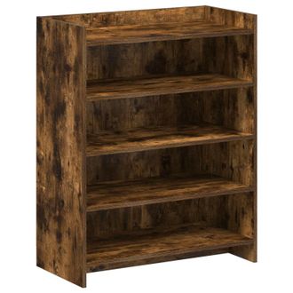 vidaXL Armario Zapatero Roble Ahumado 73,5 X 36 X 92 Cm Vidaxl