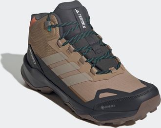 ADIDAS TERREX Wanderschuh ADIDAS TERREX TERREX SKYCHASER AX5 MID GORE-TEX, Herren, Gr. 47, cardboard, blanch cargo, semi impact orange, Synthetik, Textil, Schuhe Wa