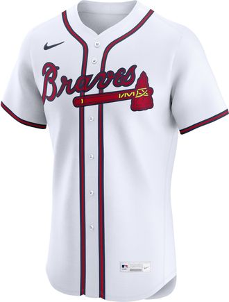 Nike Matt Olson Atlanta Braves Nike Mens Dri-FIT ADV MLB Elite Jersey in White | 9B10AWHOAW9-874