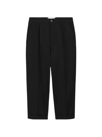Ami Black Tailored Pleated Pants