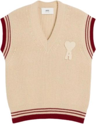 Ami Mujer, Jerseys, Beige, Talla: L