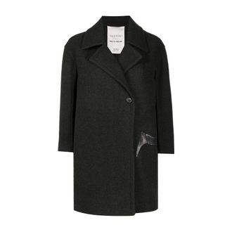 Valentino Jassen, Dames, Grijs, S, Single-Breasted Coats