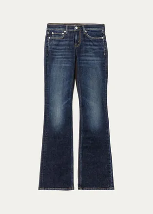 Re/Done Low Rise Micro Bootcut Jeans