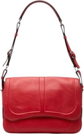 Herm&egrave;s Pre-owned Borsa a Spalla Harnais - - Pre-owned - Donna - Rosso - ONE SIZE