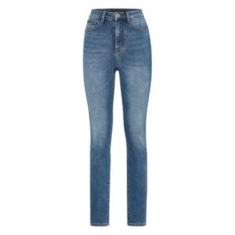 Philipp Plein High Waist Jegging - Dames - Jeans - Blauw - Maat: W26 Katoen