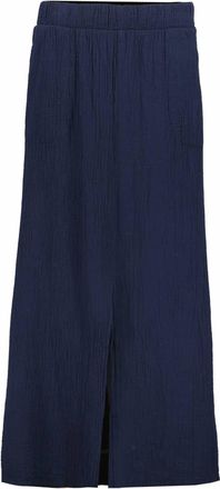 bobi Womens Split Front Maxi Skirt In Galaxy