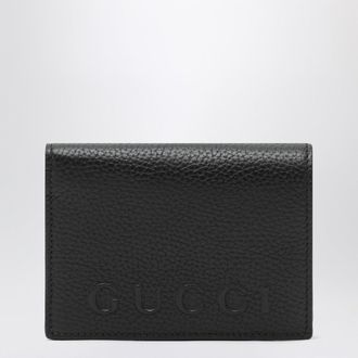 Gucci Black zip wallet with logo