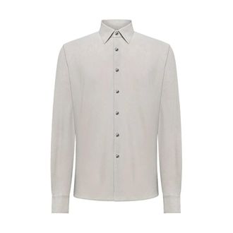 Roberto Ricci Design Casual Shirts, male, Beige, Size: XL Techno Wash Piqu&eacute; Shirt