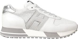 Hogan Ladies Silver Tone Sneakers, US Size 6.5