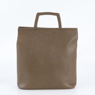 Loewe Brown Leather Briefcase Tote Bag (Pre-Owned)