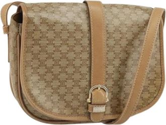 Celine Pre-owned Cross Body Bags, female, Beige, Size: ONE SIZE Pre-owned Plastic Cross Body Bag