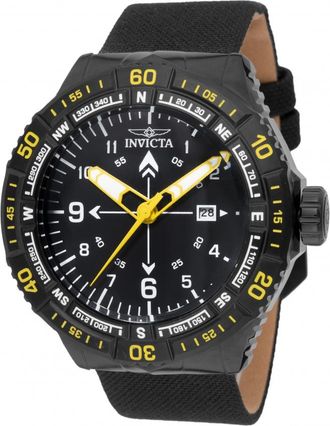 Invicta Coalition Forces Quartz Black Dial Mens Watch 49509