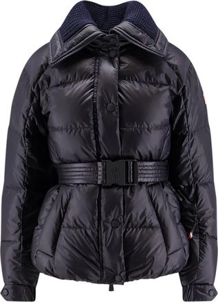 Moncler Down Jassen - Dames - Gewatteerde jassen - Blauw - L - Jassen