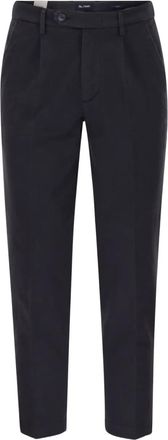 Re-hash Chino con pieghe - Blu