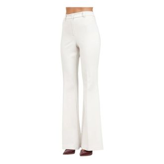 Vicolo Broeken, Dames, Wit, L, Elegante Flared Broek