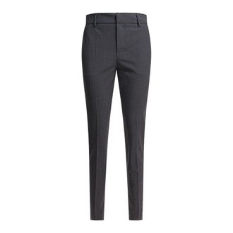 Alexander McQueen Pantalones Tapered - Trousers - Mujer - Gris - S