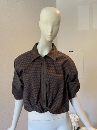 A.L.C. Womens Leo Top In Brown Multi