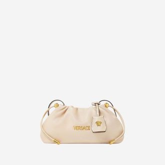 Versace Beige Tag Clutch