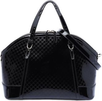 Gucci Pre-owned Gucci Large Microguccissima Patent Nice Dome Satchel Ladies 309614 520981