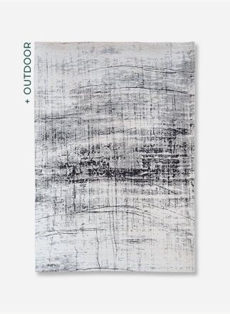 Louis De Poortere Griff Design - Alfombra Moderna De Mad Men - Hecha En B&eacute;lgica - Acabado A Mano - Antideslizante Natural - 85% Algod&oacute;n - 15% Poli&eacute;ster - Blanco Y Negro