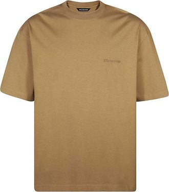 Balenciaga Turn Slit T-Shirt Beige 675016TLVB30950