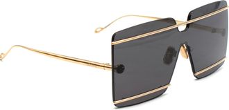 Loewe Rimless Bar Metal Shield Sunglasses