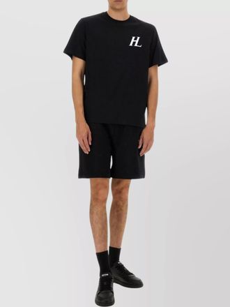 Helmut Lang cotton logo-print bermuda shorts