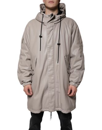 Msgm Full Zip Hooded Long Sleeves Casual Coat Mens Jacket (Pre-Owned)