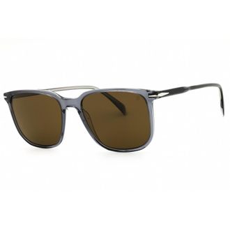 David Beckham Mens Grey Rectangular Sunglasses DB1141S