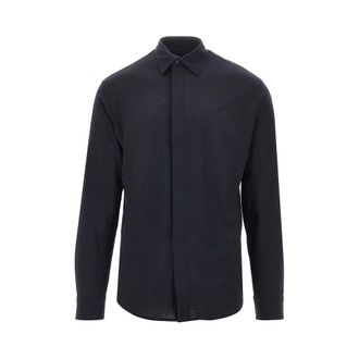 Emporio Armani Wool jersey shirt Man XXL