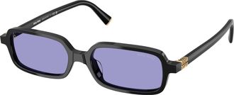 Miu Miu Violet Rectangular Ladies Sunglasses MU 11ZS 16K01O 51