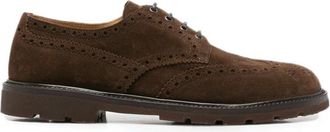 Henderson Baracco Suede Lace-up Fastening Brogue Shoes