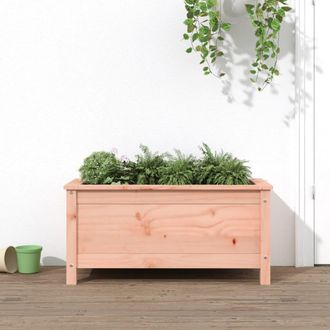 vidaXL Vidaxl - Jardinera Madera Maciza De Abeto Douglas 82,5x40x39 Cm