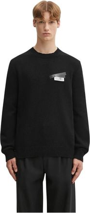Maison Margiela Round-neck Truien - Heren - Ronde hals truien - Zwart - S - Truien & Vesten