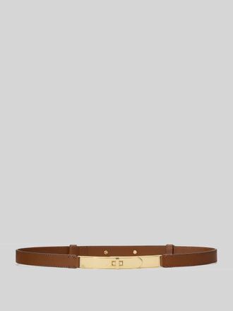 Lauren Ralph Lauren G&uuml;rtel aus echtem Leder in Cognac, Gr&ouml;&szlig;e XL