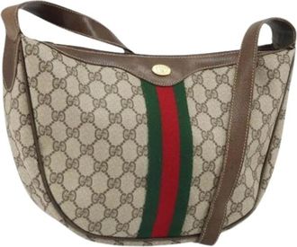 Gucci Pre-owned Shoulder Bags, female, Beige, Size: ONE SIZE Pre-owned Plastic Shoulder Bag