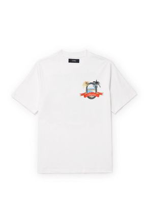 Amiri MA Paradise Logo-Print Cotton-Jersey T-Shirt