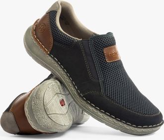 Rieker 03053-14 Mens Shoes Blue - Size UK 10.5