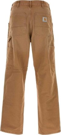 Carhartt Work in Progress Mens Double Knee Pant Cargo Camel Organic Cotton Canvas