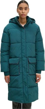 Paul Smith Gewatteerde jas met capuchon - Dames - Parka Jassen - Groen - XS - Leer - Jassen
