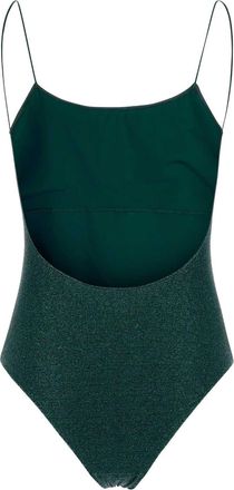 Os&eacute;ree Lumiere Maillot Swimsuit - Green