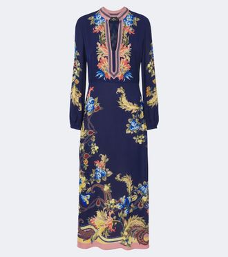 Etro Abito lungo con stampa floreale