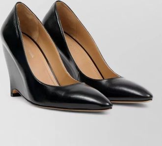 Maison Margiela heel less pointed toe wedge pumps