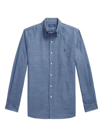 Polo Ralph Lauren button-down collar twill shirt - Blue