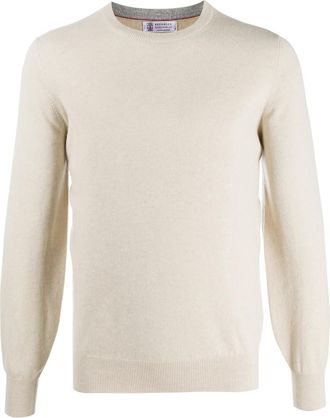 Brunello Cucinelli Cashmere Fitted Jumper
