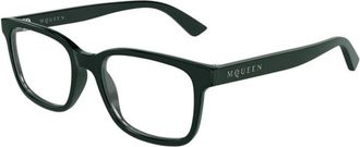Alexander McQueen Am 0541O Optisch Montuur - Heren - Brillen - Groen - 54 MM - Accessoires