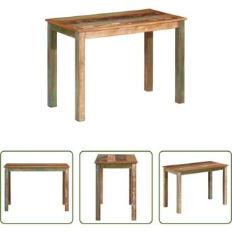 vidaXL vidaXL Tavolo vintage - Tavolo da Pranzo 110x55x76 cm in Legno Massello di Recupero