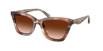 Coach HC8464U CFU10 596574 Womens Sunglasses Brown Size 52