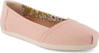 Toms Alpargata Balleta Flat in Medium Pink at Nordstrom, Size 5.5