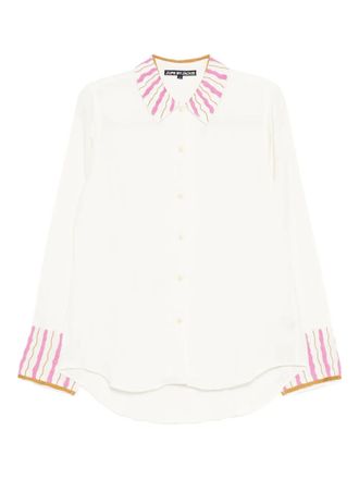 Jupe by Jackie Gampola shirt - women - Linen/Flax/Viscose - M - Neutrals